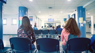 Espera para cita médica en el centro de salud